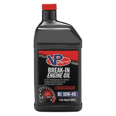 VP RACING FUELS VP Break In Oil 10W-40 QT 2415